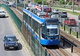 Pesa Foxtrot du Métro léger de Kiev,