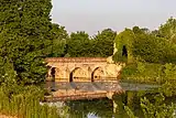 Un pont vers Burg Kakesbeck (de) à Lüdinghausen.