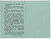 Notice aux libraires