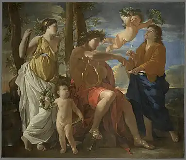 Nicolas Poussin, L'inspiration du poète.