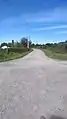 L'entrée du chemin des Vignes.