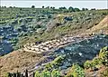Oppidum celto-ligure de Verduron 12e arr. de Marseille, vu de Plan d'Aou.