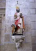Statue de saint Corneille.