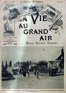 Le 10 mai 1901 (no&nbsp;140), le Bordeaux-Paris cyclisme.