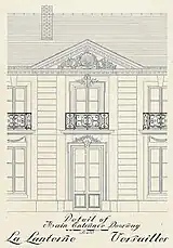 Plan d'entrée de la Lanterne