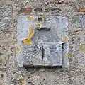 Cadran solaire sur la façade sud.