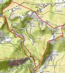 Carte topographique