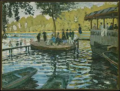 Bain à la GrenouillèreClaude Monet(Metropolitan Museum of Art).