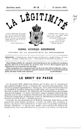 Image illustrative de l’article La Légitimité