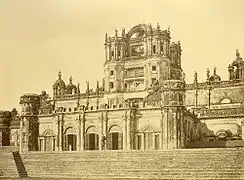 Le porche d'entrée de Constantia au XIXe&nbsp;siècle