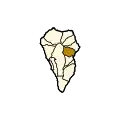 Localisation de Santa Cruz de La Palmadans l'île de La Palma.