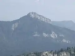 Face Nord-ouest, depuis le sommet de la Grande Sure