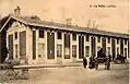 La gare au début du XXième siècle, côté cours.