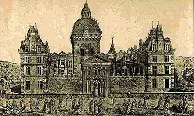 Château de La Tour-d'Aigues construit par la famille de Bouliers.