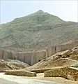 La vallée des Rois, à l'ouest de Louxor, en 2002