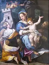 Orazio Sammachini, Vierge à l'Enfant.