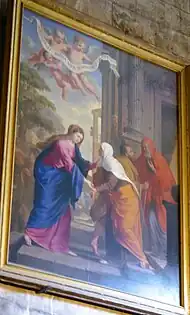 La Visitation, d'après Pierre Mignard, seconde moitié du XVIIe&nbsp;siècle-XVIIIe&nbsp;siècle