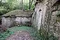 La caponnière simple de la gorge du fort.