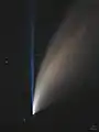 La comète Neowise depuis la Réserve internationale du ciel étoilé des Cévennes pendant les Nuits du causse Noir le 19 juillet 2020 vers 0&nbsp;h&nbsp;15.