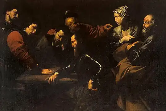Reniement de Saint Pierre, vers 1615, palais Barberini, Rome