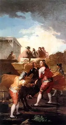 Goya, La Novillade.