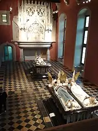Salle des tombeaux des ducs de Bourgogne. Musée des beaux-arts de Dijon.