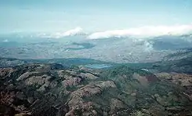 Vue aérienne du volcan en 1991.