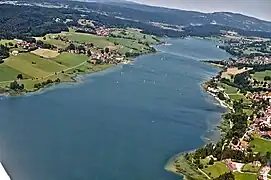 Vue aérienne.