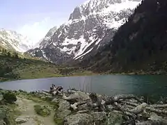 Le lac de Suyen (avril 2010).