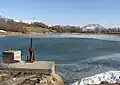 le lac de l'Aulagnier au printemps