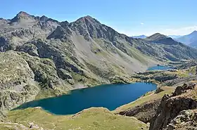 Lac de Vens (2&nbsp;286&nbsp;m à 2&nbsp;327&nbsp;m).