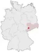 Drapeau de Ancien arrondissement de Chemnitz-Campagne