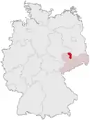 Drapeau de Ancien arrondissement de Torgau-Oschatz