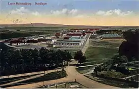 Vue du camp en 1916.