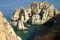 La Ponta da Piedade à côté de Lagos.