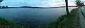 Vue du lac Quannapowitt.