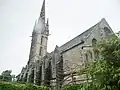 Chapelle Notre-Dame de Lambader, vue extérieure d'ensemble, côté sud.