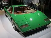 Première Countach LP400 de 1974.