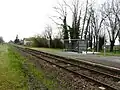 La voie en direction de Bordeaux.