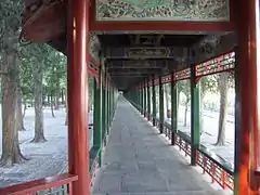 La galerie couverte.