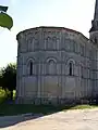 Le chevet à l'est
