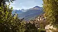 Au fond les sommets de la région du Montcalm