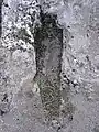Une des tombes anthropomorphes de la nécropole.