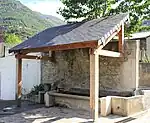 Le lavoir du stade.