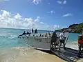 Débarquement de troupes en LCVP.
