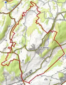 Carte topographique