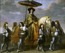 Le chancelier Séguier par Charles Le Brun (1619-1690) 295&nbsp;cm x 357&nbsp;cm