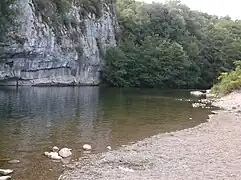 Le Chassezac à Berrias