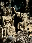 Façade occidentale :le couronnement de la Vierge.