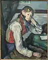 Paul Cézanne, Le Garçon au gilet rouge (1894-1895)